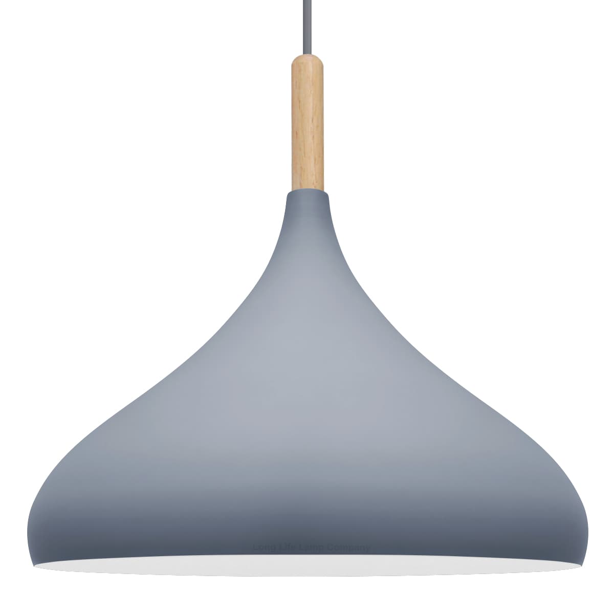 Grey Metal Dome Pendant Ceiling Light Vintage Orient Hanging Shade M0136