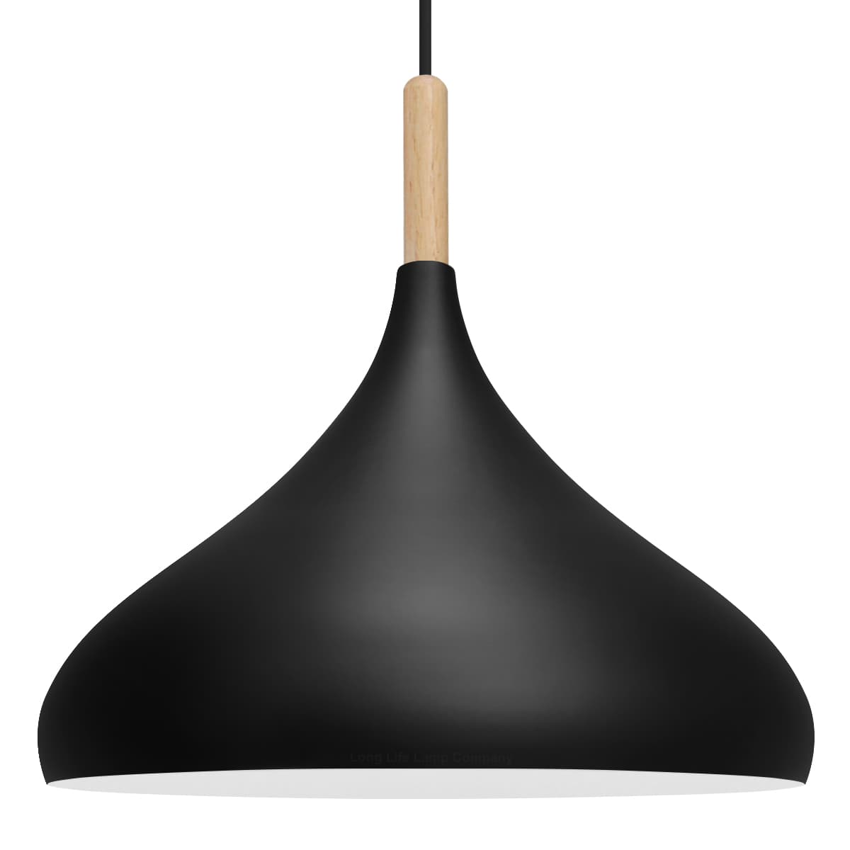 Classic Vintage Ceiling Pendant Light Shade Black Metal Dome Orient Style M0137