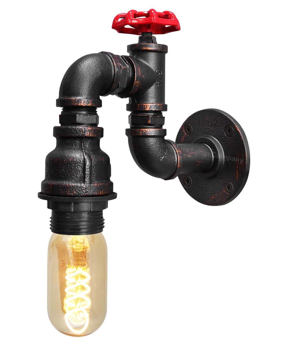 Industrial Vintage Water Pipe Wall Lamp M0162