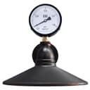 Industrial Water Pipe Wall Light with Pressure Gauge M0164
