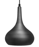 Droplet Modern Ceiling Pendant Light Grey Dark Pewter Metal Shade M0145