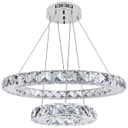 Modern Round Chandelier LED Ring Pendant Ceiling Light Cool White M0171