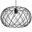 Black Metal Industrial Ceiling Wire Cage Globe Pendant Light M0183 with 4W G95 LED 