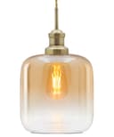 Modern Vintage Glass Gold Pendant Light M0203