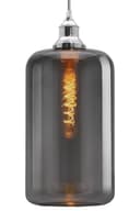 Modern Glass Smokey Grey Pendant Light M0208