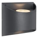 Modern LED Outdoor Wall Light Black Warm White ZLC324WW