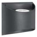 Modern LED Outdoor Wall Light Black Cool White ZLC325CW