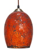 Vintage Ceiling Crackle Amber Mosaic Glass Pendant Light M0209