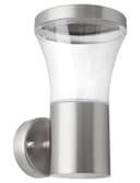 Modern LED Single Outdoor Wall Light Stainless Steel ZLC337 with 5W LED Candle WW