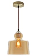 Modern Vintage Gold Glass Pendant Light Lamp M0225