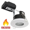 240v White Bathroom Shower Fire Rated Downlight IP65 GU10 