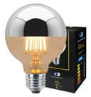4w LED Crown Silver Light Bulb Mirror Top E27 Warm White