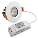 6w Modern LED Recessed Fire Rated Ceiling Down Light IP65 Warm White 3000k