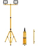 IP65 30w LED Twin Floodlight Tripod Stand For Job Site Lighting TRI02 With 1703
