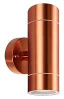Modern Double Outdoor Wall Light Stainless Steel Copper IP65 ZLC081C