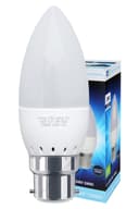 3W LED Frosted Candle B22 Warm White