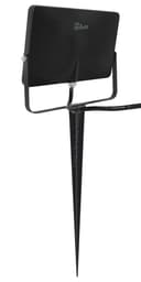 30W LED Ground Mount Flood Light Cool White 4 meter wire UK plug with Spike 450mm Long Stake