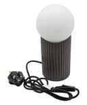 Modern Opaque Globe Opal Sphere Glass Table Lamp H3014
