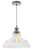Modern Retro Ceiling Clear Glass Pendant Lamp H3021