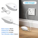 Magnetic LED Night Light Automatic Photocell Motion Sensor Natural White 4000K On Off Overide