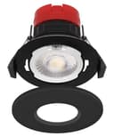 8W Fire Rated Downlights Dimmable Black
