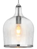 Modern Clear Transparent Glass Ceiling Pendant Shade Bell Bubble Effect H3022