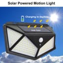 LED Outdoor Solar Wall Light PIR Motion Sensor Waterproof Garden Security Light SWL02