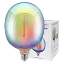 4w Flexible LED Rainbow Oval Glass Decorative Light Bulb Opal Metallic E27 RBOVAL