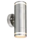 Outdoor Cylindrical Garden Wall Light Up Down IP65 Stainless Steel ZLC375 with LED GU10 5w Warm