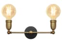 Modern Vintage Industrial Antique Brass Adjustable Double Arm Wall Light Lamp