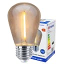 Pack of 2 LED Filament Light Bulb 1w E27 Edison Screw Warm White Decorative Festoon Lamp 