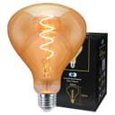 LED Vintage Classic Filament Light Bulb Gold Glass Tear Drop 4w E27 Coil R125