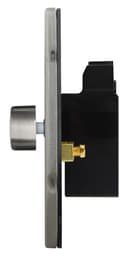 LED Dimmer Switch Brushed Chrome Screwless Finish 1 Gang Single Pole 100w N352DME