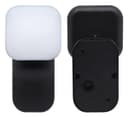 Modern 12W LED Black Outdoor Wall Light  Adjustable Cool White ZLC354BCW
