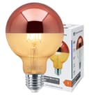 4W LED Crown Copper Light Bulb Mirror Top E27 Warm White 2700k