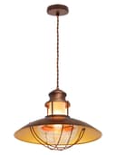 Industrial Ceiling Rustic Pendant Light Caged Lamp Shade Nautical Lantern H3076