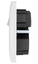 1 Gang USB Switch Socket 13A Twin Port White Single Plug Wall Outlet USBW1S