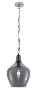 Modern Vintage Ceiling Smoked Grey Glass Pendant Lamp H3129