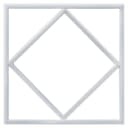 64w Border Line LED Diamond Panel 600 X 600 Recessed Ceiling Light 6500K PHFL64W02