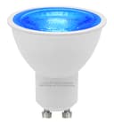  2 Pack LED GU10 Blue Light Bulb 5w with Blue Lens Diffuser