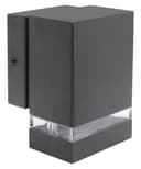 Modern Garden Outdoor Single Black Wall Light ZLC369B