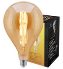 6W Pear Shape Antique Vintage LED E27 Smoked Glass Dimmable PS160DIM