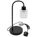 Modern Vintage Black Table Lamp Frosted Glass Shade T509