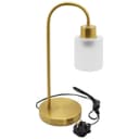 Modern Vintage Antique Brass Table Lamp Frosted Glass Shade T508