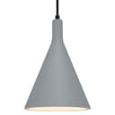 Ceramic Ceiling Pendant Light Grey Gypsum Lamp Shade