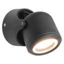 Black Outdoor Single Wall Light Adjustable IP54 External Directional Spot Lamp ZLC371B