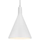 Ceramic Ceiling Pendant Light White Gypsum Lamp Shade