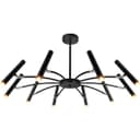 10 Lamp Ceiling Black Cluster Sputnik Pendant Light Adjustable Beam Angle K405 With G9