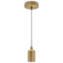 Ceiling Rose Pendant E27 Fitting Brass Flex Hanging Lamp Holder Kit K428