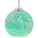 Vintage Ceiling Crackle Blue Mosaic Globe Glass Pendant Light K419